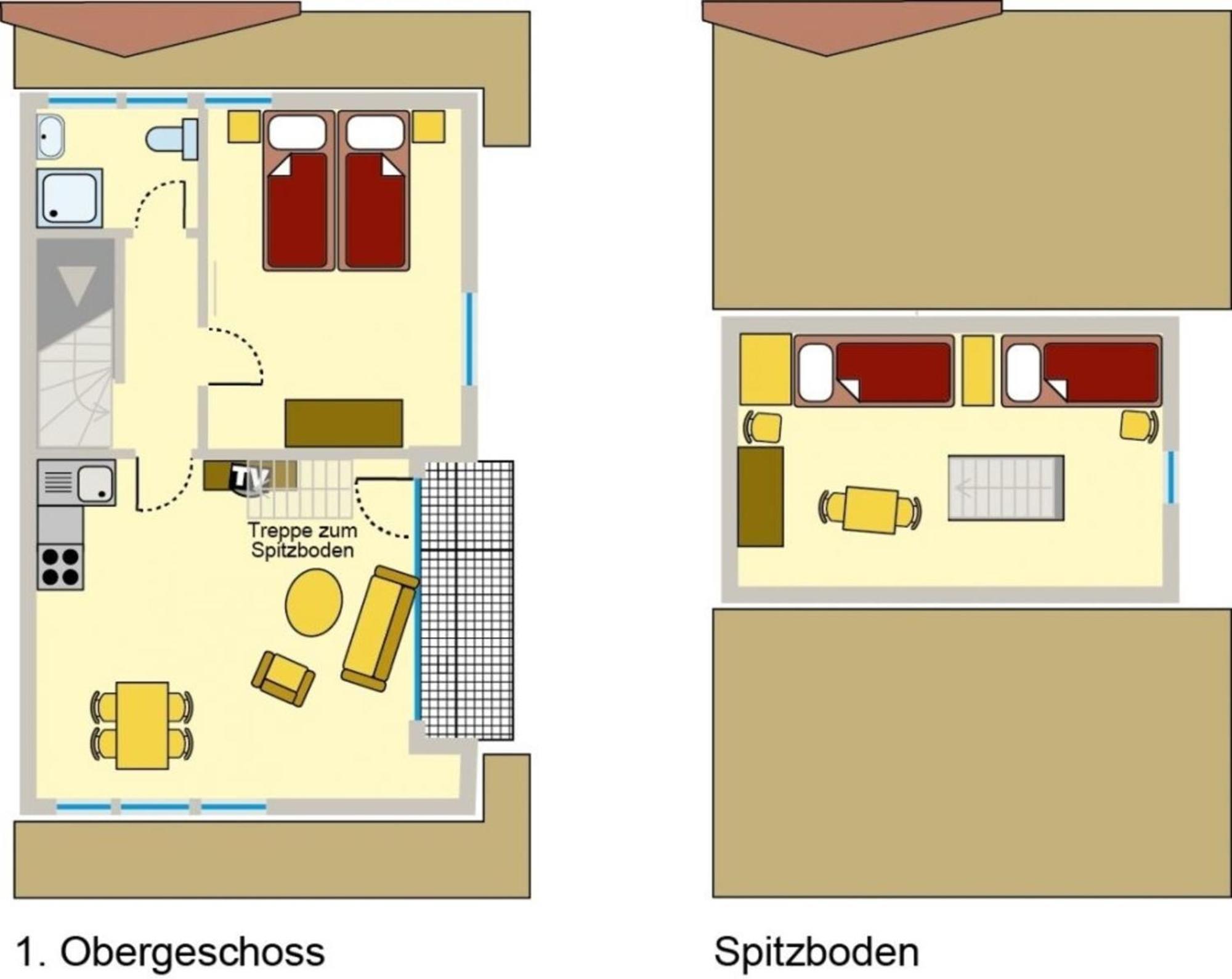 Ferienwohnung Nr 07 Og Spitzboden Борн Екстериор снимка